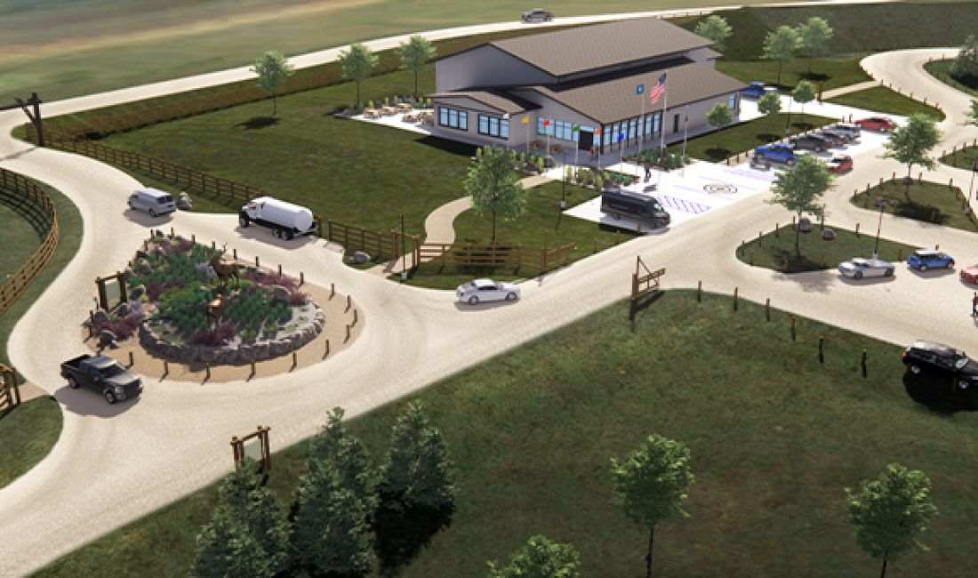 Rendering of the Pete Lien Sports Shooting Complex next door to Rapid Rooster
